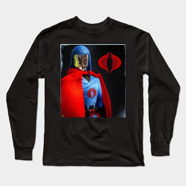 Cobra Commander Long Sleeve T-Shirt by Remember.This_86